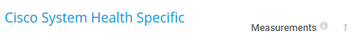Cisco System Health Specific Cisco System Health Specific